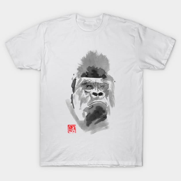 gorilla T-Shirt by pechane